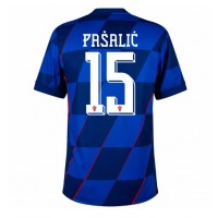 Chorvátsko Mario Pasalic #15 Vonkajší futbalový dres ME 2024 Krátky Rukáv